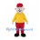 Boy Mascot Costume with Yellow Shirt and Red Trousers