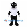 Mouse Mascot Costume in Black with White T-Shirt