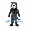 Panther Mascot Costume in Black with White Muzzle