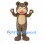 Leopard Mascot Costume with Spotted Fur and Round Ears