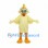 Chick Mascot Costume in Pale Yellow with Layered Wings