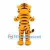 Tiger Mascot Costume in Yellow with Black Stripes